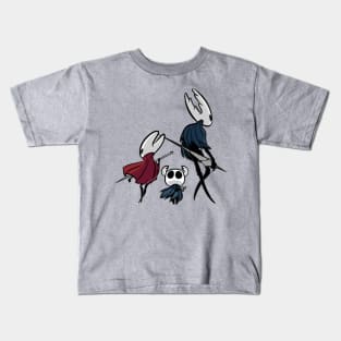 The hollow knight, hornet, and the knight (ver. 2) Kids T-Shirt